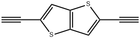 Thieno[3,2-b]thiophene, 2,5-diethynyl- Struktur