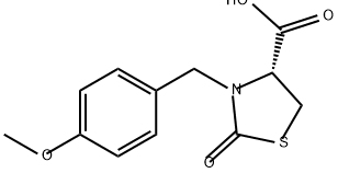 4-Thiazolidinecarboxylic acid, 3-[(4-methoxyphenyl)methyl]-2-oxo-, (4R)-