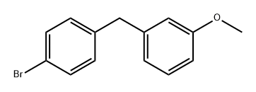 Benzene, 1-[(4-bromophenyl)methyl]-3-methoxy-,1399825-49-0,结构式