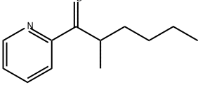 1-Hexanone, 2-methyl-1-(2-pyridinyl)- Structure