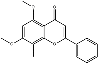 Cryptochrysin, Di-methyl ether 结构式