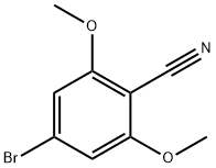 4-溴-2,6-二甲氧基苄腈,1400503-15-2,结构式