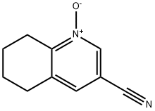 3-Quinolinecarbonitrile, 5,6,7,8-tetrahydro-, 1-oxide 化学構造式