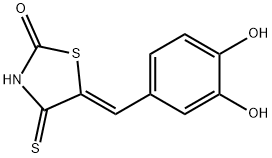 2-Thiazolidinone, 5-[(3,4-dihydroxyphenyl)methylene]-4-thioxo-, (5Z)-,1401234-97-6,结构式