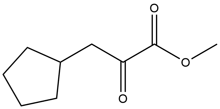 Cyclopentanepropanoic acid, α-oxo-, methyl ester