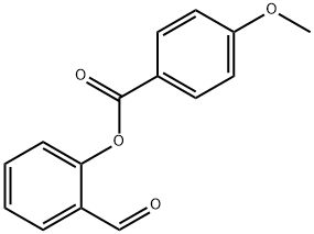 2-Formylphenyl 4-methoxybenzoate 化学構造式