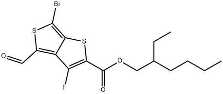 2-Ethylhexyl 6-bromo-3-fluoro-4-formylthieno[3,4-b]thiophene-2-carboxylate Structure