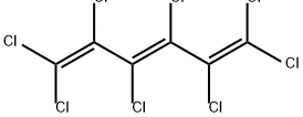 1,3,5-Hexatriene, 1,1,2,3,4,5,6,6-octachloro-, (3E)- Struktur