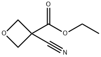 Ethyl 3-cyanooxetane-3-carboxylate Struktur
