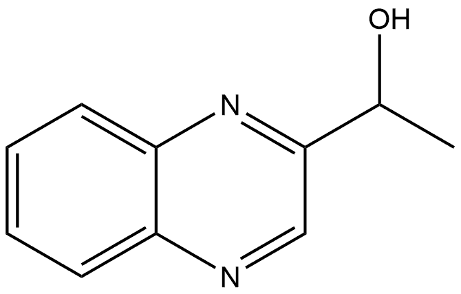 2-Quinoxalinemethanol, α-methyl- Structure