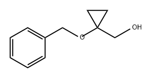 Cyclopropanemethanol, 1-(phenylmethoxy)- Structure