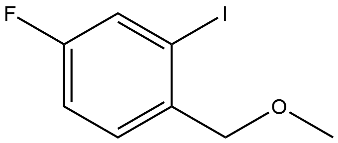 4-fluoro-2-iodo-1-(methoxymethyl)benzene Structure