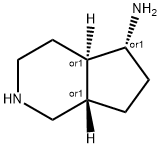 1H-Cyclopenta[c]pyridin-5-amine, octahydro-, (4aR,5R,7aS)-rel- 化学構造式