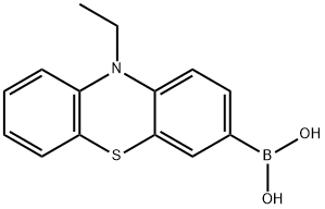 Boronic acid, B-(10-ethyl-10H-phenothiazin-3-yl)-,1402173-10-7,结构式