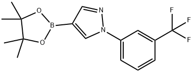 1H-Pyrazole, 4-(4,4,5,5-tetramethyl-1,3,2-dioxaborolan-2-yl)-1-[3-(trifluoromethyl)phenyl]-|