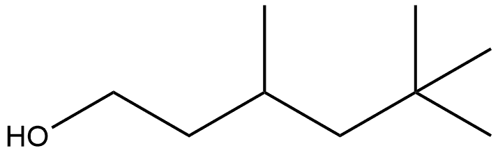 1-Hexanol, 3,5,5-trimethyl-, (-)- Struktur