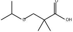 2,2-dimethyl-3-(propan-2-yloxy)propanoic acid Structure