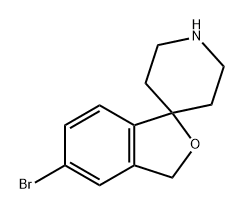 Spiro[isobenzofuran-1(3H),4'-piperidine], 5-bromo- 化学構造式