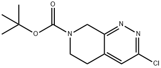 PYRIDO[3,4-C]PYRIDAZINE-7(6H)-CARBOXYLIC ACID, 1402672-42-7, 结构式