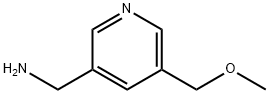 3-Pyridinemethanamine, 5-(methoxymethyl)- Structure