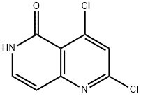 2,4-二氯-1,6-萘啶-5(6H)-酮 结构式