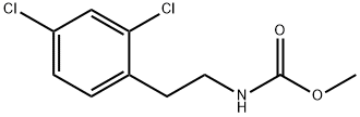 Carbamic acid, N-[2-(2,4-dichlorophenyl)ethyl]-, methyl ester Struktur