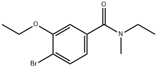 4-Bromo-3-ethoxy-N-ethyl-N-methylbenzamide Structure