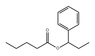 Pentanoic acid 1-phenylpropyl ester,1403352-33-9,结构式