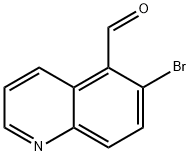 5-Quinolinecarboxaldehyde, 6-bromo- 结构式