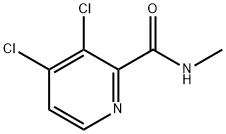 2-Pyridinecarboxamide, 3,4-dichloro-N-methyl- Struktur