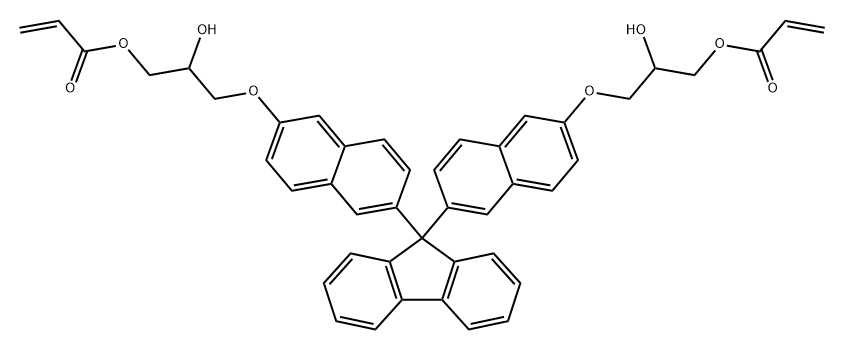 1403613-56-8 2-Propenoic acid, 1,1'-[9H-fluoren-9-ylidenebis[6,2-naphthalenediyloxy(2-hydroxy-3,1-propanediyl)]] ester