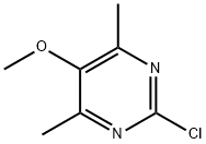 2-Chloro-5-methoxy-4,6-dimethylpyrimidine Struktur