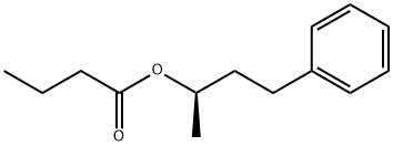 Butanoic acid, (1R)-1-methyl-3-phenylpropyl ester Structure