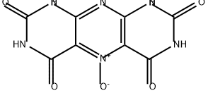 1,3,7,9-Tetrahydropyrimido[5,4-g]pteridine-2,4,6,8-tetrone 5-oxide Structure