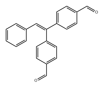 Benzaldehyde, 4,4'-(2-phenylethenylidene)bis-,1404170-45-1,结构式