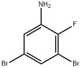 Benzenamine, 3,5-dibromo-2-fluoro- Struktur