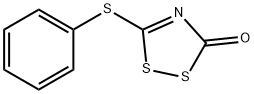 3H-1,2,4-Dithiazol-3-one, 5-(phenylthio)- Structure