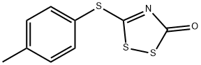 3H-1,2,4-Dithiazol-3-one, 5-[(4-methylphenyl)thio]- Structure