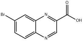 7-溴喹喔啉-2-羧酸,1404480-73-4,结构式