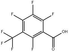 Benzoic acid, 2,?3,?4,?6-?tetrafluoro-?5-?(trifluoromethyl)?- 化学構造式