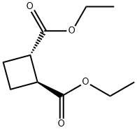 (1S-TRANS)-1,2-CYCLOBUTANEDICARBOXYLIC ACID DIETHYL ESTER 结构式