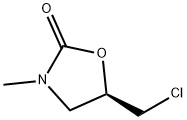 2-Oxazolidinone, 5-(chloromethyl)-3-methyl-, (R)- (9CI) Struktur