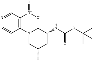 1405128-34-8 Carbamic acid, N-[(3R,5S)-5-methyl-1-(3-nitro-4-pyridinyl)-3-piperidinyl]-, 1,1-dimethylethyl ester