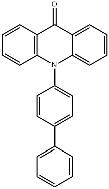 10-[1,1'-联苯]-4-YL-9(10H)-吖啶酮 结构式