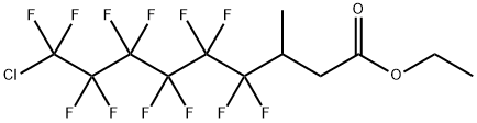 Nonanoic acid, 9-chloro-4,4,5,5,6,6,7,7,8,8,9,9-dodecafluoro-3-methyl-, ethyl ester