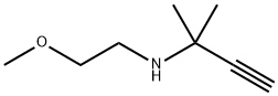 3-Butyn-2-amine, N-(2-methoxyethyl)-2-methyl-, 1408968-33-1, 结构式