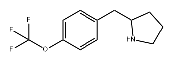 Pyrrolidine, 2-[[4-(trifluoromethoxy)phenyl]methyl]- Structure