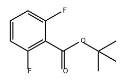 Benzoic acid, 2,6-difluoro-, 1,1-dimethylethyl ester 化学構造式