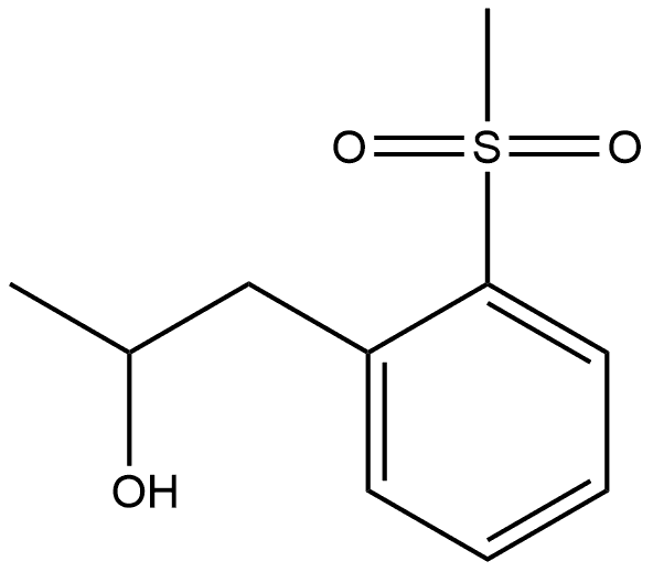 1-(2-甲磺酰基苯基)丙-2-醇, 1409557-45-4, 结构式