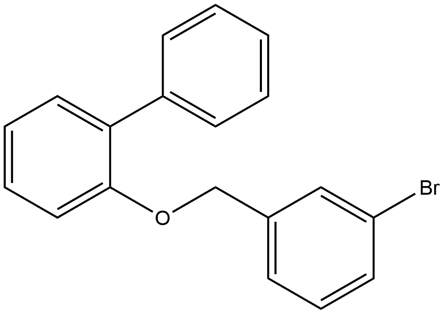 1-[([1,1'-Biphenyl]-2-yloxy)methyl]-3-bromobenzene Structure